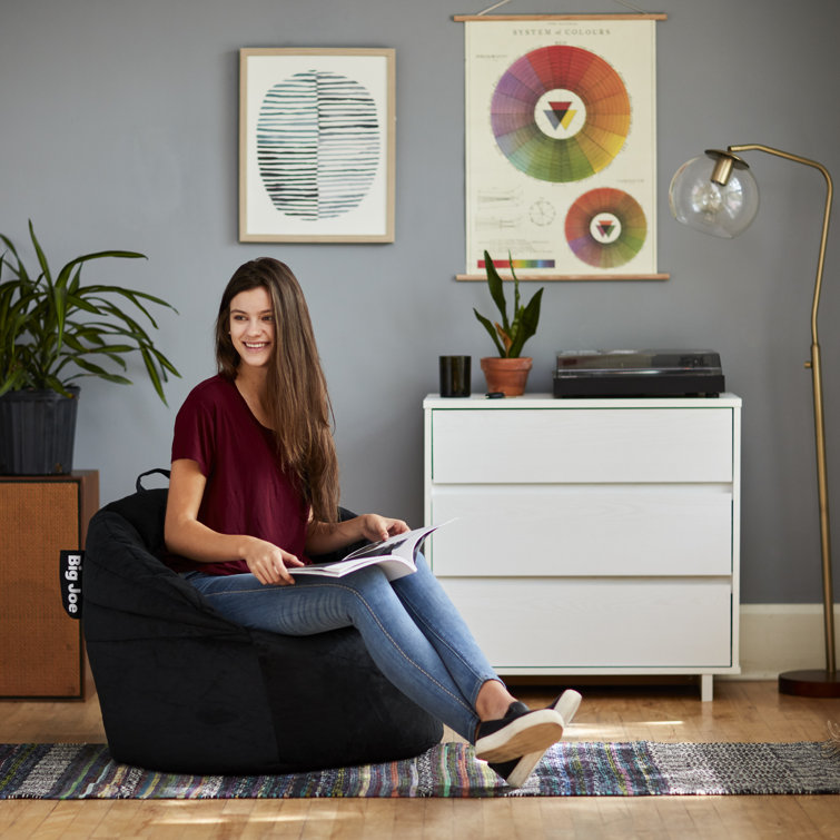 Comfort Research Stack Small Bean Bag Chair & Lounger & Reviews Wayfair